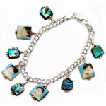 Mother of Pearl Charm Bracelet Mother of Pearl Charm Bracelet