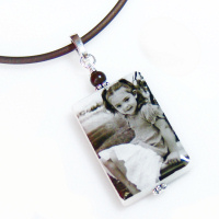 20mm x 30mm Mother of Pearl Couture Pendant