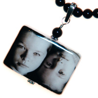 30mm x 20mm Horizontal Mother of Pearl Pendant